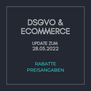 DSGVO Ecommerce